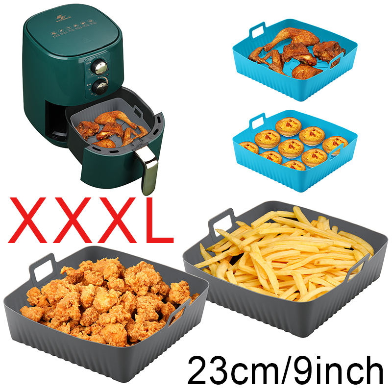 Air Fryer Silicone Pot Liner - Cetakan Alas Penggorengan Udara Silikon Besar