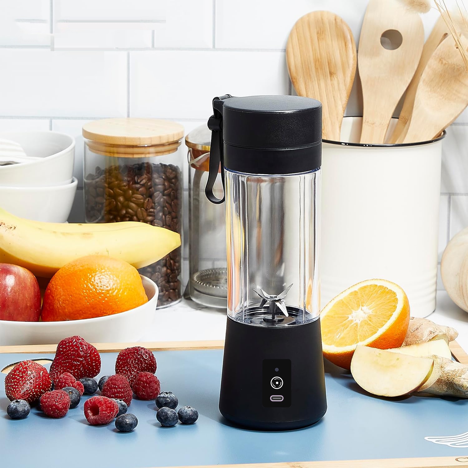 Blender Portabel USB 380ml, 6  - Small Appliances ulasan dan harga