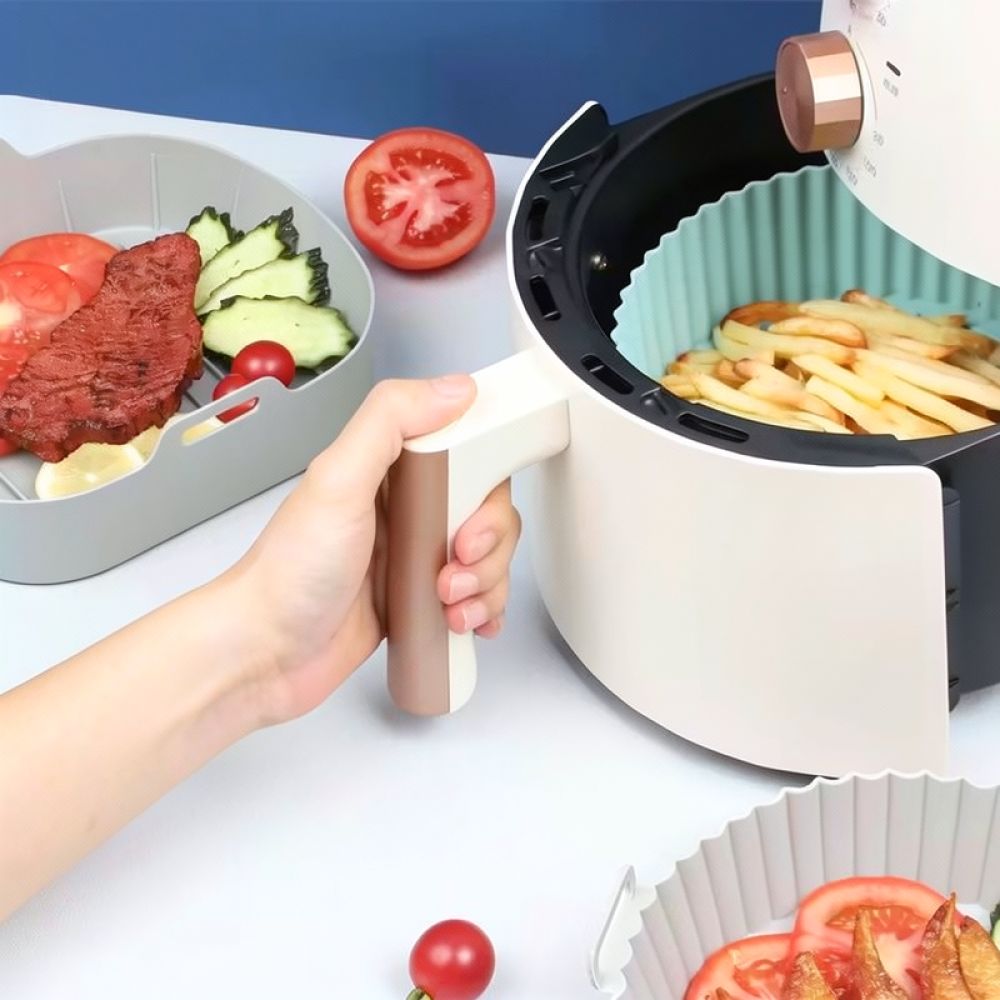 Lapisan Silikon Persegi yang D - Air Fryer Silicone Pot Liner ulasan dan harga