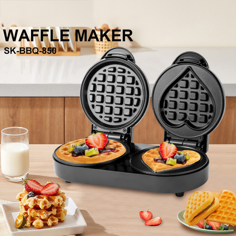 Pembuat Waffle Pelat Ganda 110 - Mini Waffle Maker Machine ulasan dan harga
