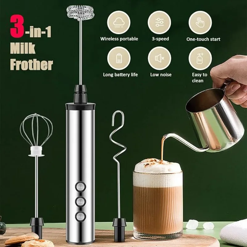 Alat Pengocok Susu Elektrik Po - Electric Milk Frother Handheld ulasan dan harga