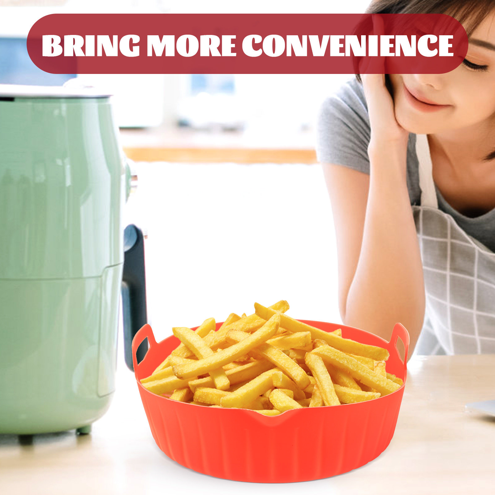 Wadah Silikon untuk Penggoreng - Air Fryer Silicone Pot Liner ulasan dan harga