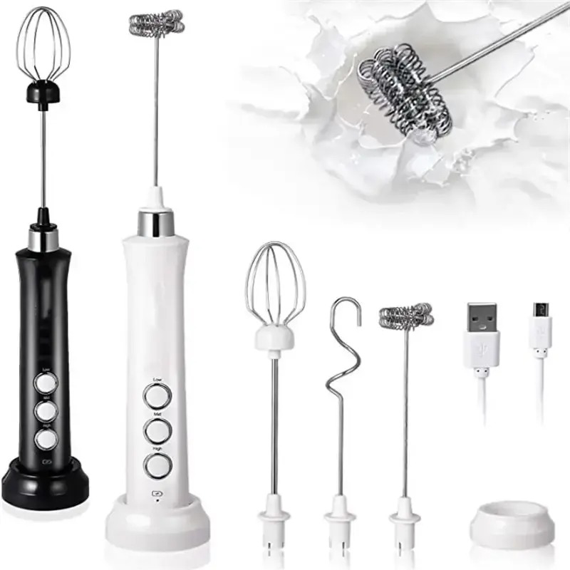 Pembuat Busa Susu Elektrik 3 i - Electric Milk Frother Handheld ulasan dan harga