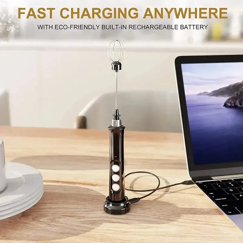 Pembuat Busa Susu Elektrik 3 i - Electric Milk Frother Handheld ulasan dan harga
