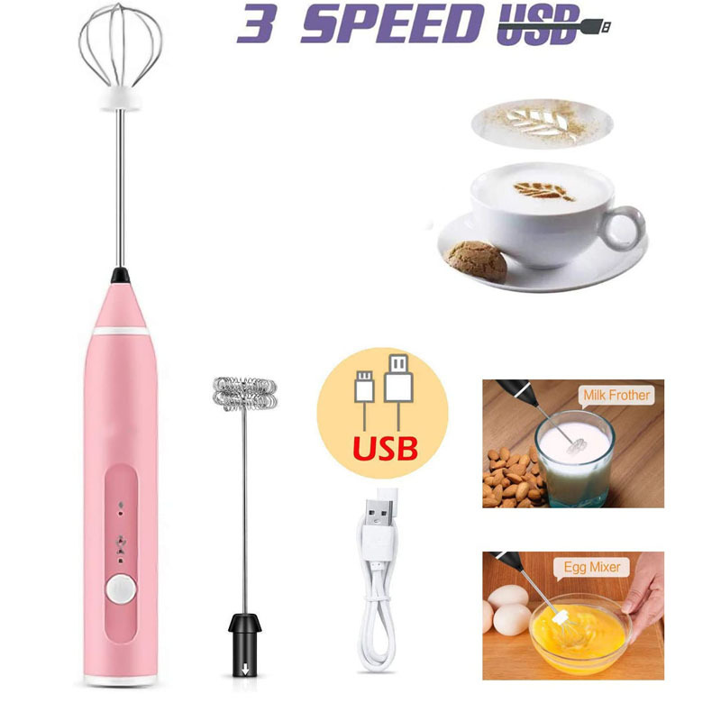 1 Set Mixer Kopi Susu Elektrik - Electric Milk Frother Handheld ulasan dan harga